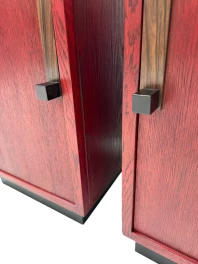 Two Art Deco Modernist Nightstands by A.H. Jansen for L.O.V. Oosterbeek, 1920s